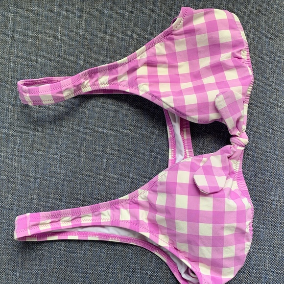 NWT Oversize Matte Gingham Bikini - Size M - Picture 7 of 12